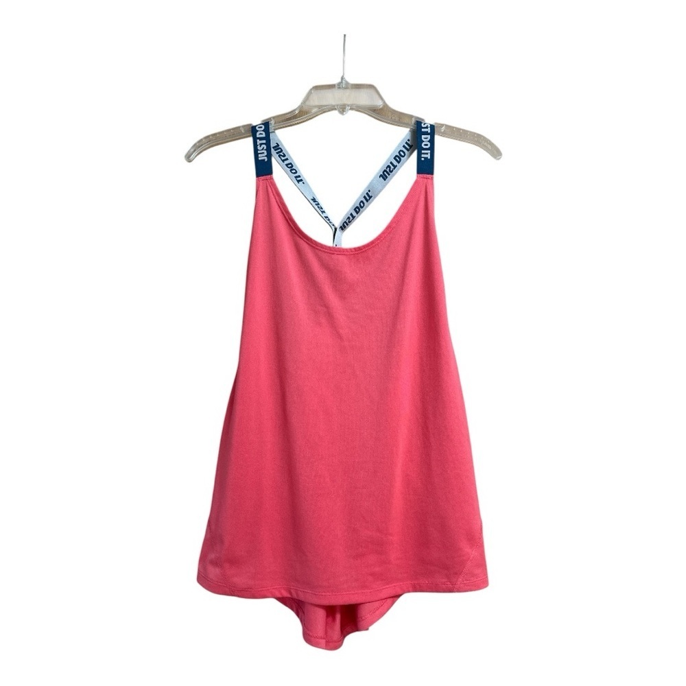 Nike Women's Pink Cross Back Tank Top, XL